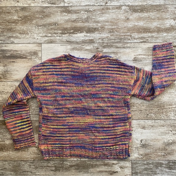 NWT Women’s Pastel Rainbow Sweater S - Picture 2 of 5